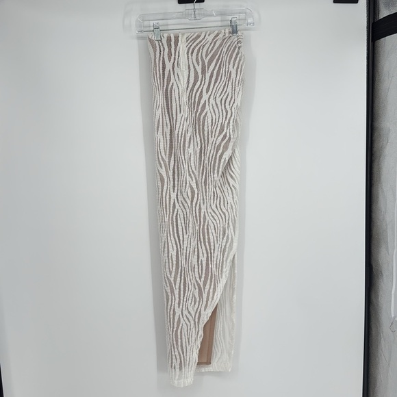 Michael Costello x REVOLVE Caroline Skirt in Ivory Size XXS - Picture 9 of 9